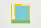 Peter Halley, Thrust, 1992, Screenprint in colors, on wove paper, with full margins