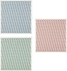 John M. Miller, Untitled, 2007, Three screenprints in colors, on wove paper, with full margins