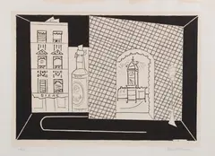 Arch No. 1 by Stuart Davis, 1929, Lithograph, with chine collé to Rives BFK paper, with full margins, offered Dec 2020