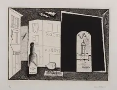 Stuart Davis, Arch No. 2, 1929, Lithograph, with chine collé to wove paper, with full margins