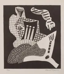 Stuart Davis, Composition, 1931, Lithograph, on wove paper, with full margins