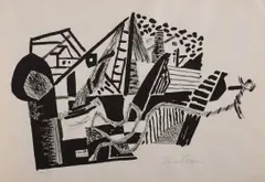 Anchor by Stuart Davis, 1936, Lithograph, on wove paper, with full margins, offered Dec 2020