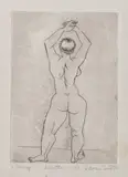 David Smith, Juliette, 1938, A very rare engraving, on Japanese paper, with full margins