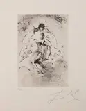 Pietà by Salvador Dalí, 1960, Etching and heliogravure, on Rives BFK paper, with full margins, sold Dec 2020