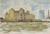 Chris Orr, Untitled, watercolour over pencil 40.5 x 56cm Provenance: With Jill George Gallery