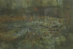 Stuart Sutcliffe, Untitled, mixed media 42 x 60cm Provenance: Purchased by Sir John Moores from the artist's widow