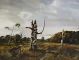 Julian Perry, Untitled, oil on board 122 x 158cm