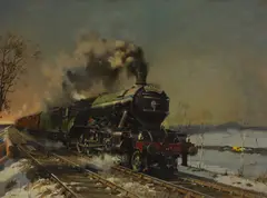 Terence Cuneo, Untitled, oil on canvas 76 x 102cm This painting was commissioned by Peter L Steer