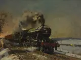 Terence Cuneo, Untitled, oil on canvas 76 x 102cm This painting was commissioned by Peter L Steer
