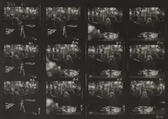 Gered Mankowitz, Untitled, contact sheet gelatin silver print