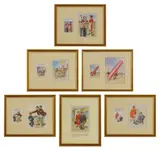 Donald McGill, Untitled, watercolour and bodycolour