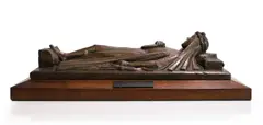 Eric Kennington, Untitled, the present lot replicates the larger version carved in Portland stone
