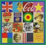 Sir Peter Blake, Untitled, 'Some of the Sources of Pop-Art IV' screenprint in colours with glitter