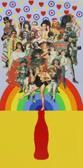 Untitled by Peter Blake, 'Summer Days' screenprint in colours, sold Oct 2024