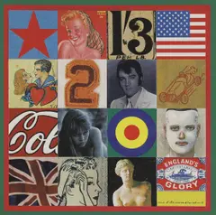 Untitled by Peter Blake, 'Some of the Sources of Pop-Art II' screenprint in colours, sold Oct 2024