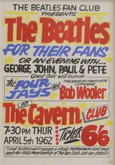 Tony Booth, Untitled, 'The Beatles' four hand-painted posters and one print in colours