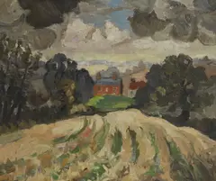 Untitled by Lucy Harwood, oil on canvas 51 x 61cm, sold Oct 2024