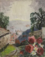Untitled by Lucy Harwood, oil on canvas 76 x 61cm, sold Oct 2024