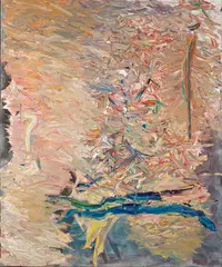 Cora Cohen, Apsatasas, 1985, oil on linen