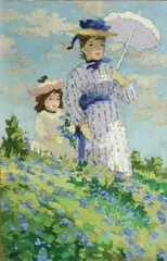 Champ de Bleuets by Suzanne Eisendieck, oil on canvas, sold May 2013