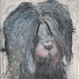 Linda Etcoff, "Spongy" II, 1992, oil on board