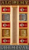Peter Arthur Hutchinson, Alchemy Chemical, 1996, wood construction, glass tubes, metal relief and mixed media assemblage
