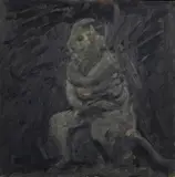 Cliffton Peacock, Sentinel, 1987, oil on board