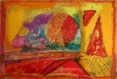 Michael Phillips, Untitled (#22), 1984, mixed media on paper