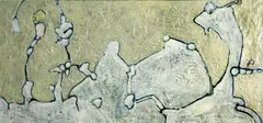 Ellie Pyle, Pillowscape, 1996-97, oil and mixed media on canvas