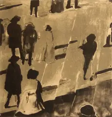 Christopher Brown, Brady's Negative (T. 93-312), 1993, Lithograph on natural Gasen paper