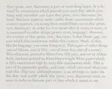 Joseph Kosuth, Text, Context, Convention, 1979, Screenprint on wove paper