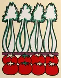 Bob Stanley, Celery, 1979, Color screenprint on wove paper