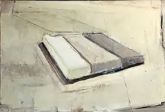 Neapolitan Bar by Kim Frohsin, 1991, acrylic on panel, sold Apr 2013