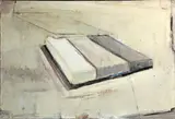 Kim Frohsin, Neapolitan Bar, 1991, acrylic on panel