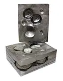 Takashi Nahara, Untitled (AC-7A 77-23 #104), 1977, aluminum, magnesium and stone