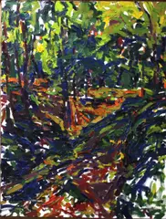 Sandy Walker, Fall Interior, 1977, oil on canvas