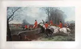 John Harris, Fox-Hunting, pl. 4, from Fores's National Sports, 1852, Handcolored engraving on wove paper