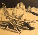Fred Machetanz, Winter Preparation, 1980s