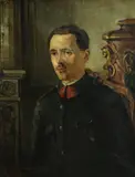 A portrait of a miliary officer by Jean-François Raffaëlli, oil on canvas, offered Mar 2013