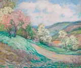 Elizabeth F. Washington, Near Valley Forge, oil on canvas