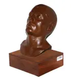Brian Booth Craig, Dreamer, 2002, bronze on steel and wooden base