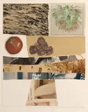 Robert Rauschenberg, Horsefeathers Thirteen-III, from Horsefeathers Thirteen Series (G. 423), 1972, Color screenprint with offset lithography and collage on 	Moulin du Verger du Puymoyen handmade paper