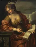 Giovanni Francesco Romanelli, The Cumaean Sibyl, oil on canvas laid down on board