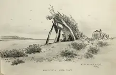 Eldridge Ayer Burbank, Navajo Indians, 1948, graphite on paper