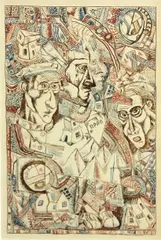 Russian School, Untitled, 1931, ink on paper