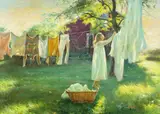 Richard Earl Thompson, Monday morning, 1978, oil on canvas
