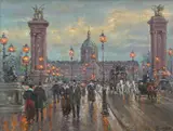 Jean Boyer, Le Pont des Arts, oil on canvas