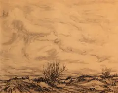 James Budd Dixon, Untitled, charcoal and pencil on paper