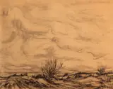 James Budd Dixon, Untitled, charcoal and pencil on paper