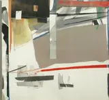 Mark Todd, A group of three works on paper, first signed 'M Todd' (lower left); second and third unsigned each mixed media and collage on paper